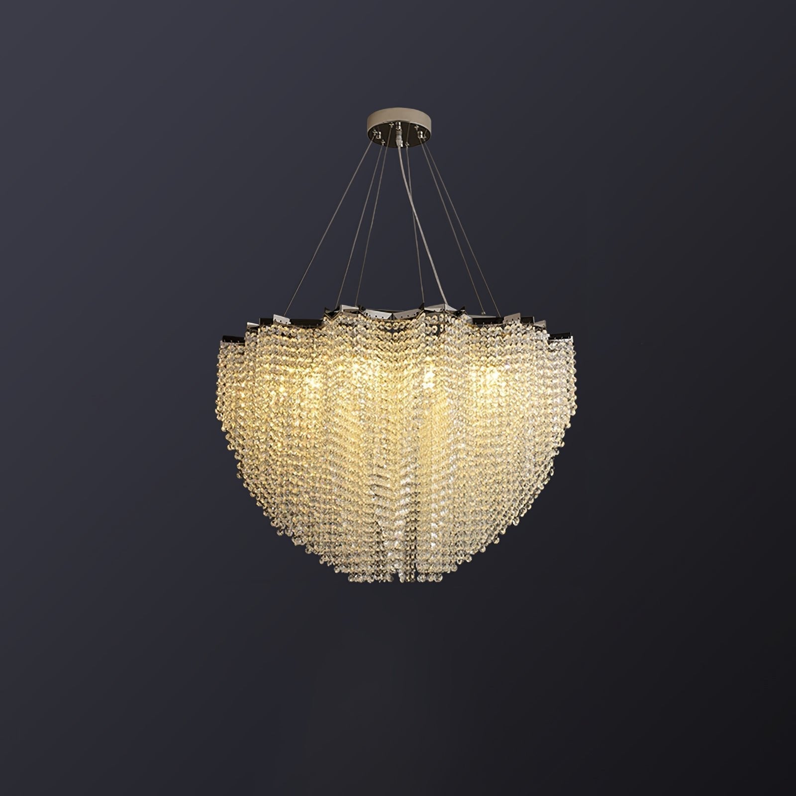 Zashayra Crystal Column Chandelier - Lamp Outdoor
