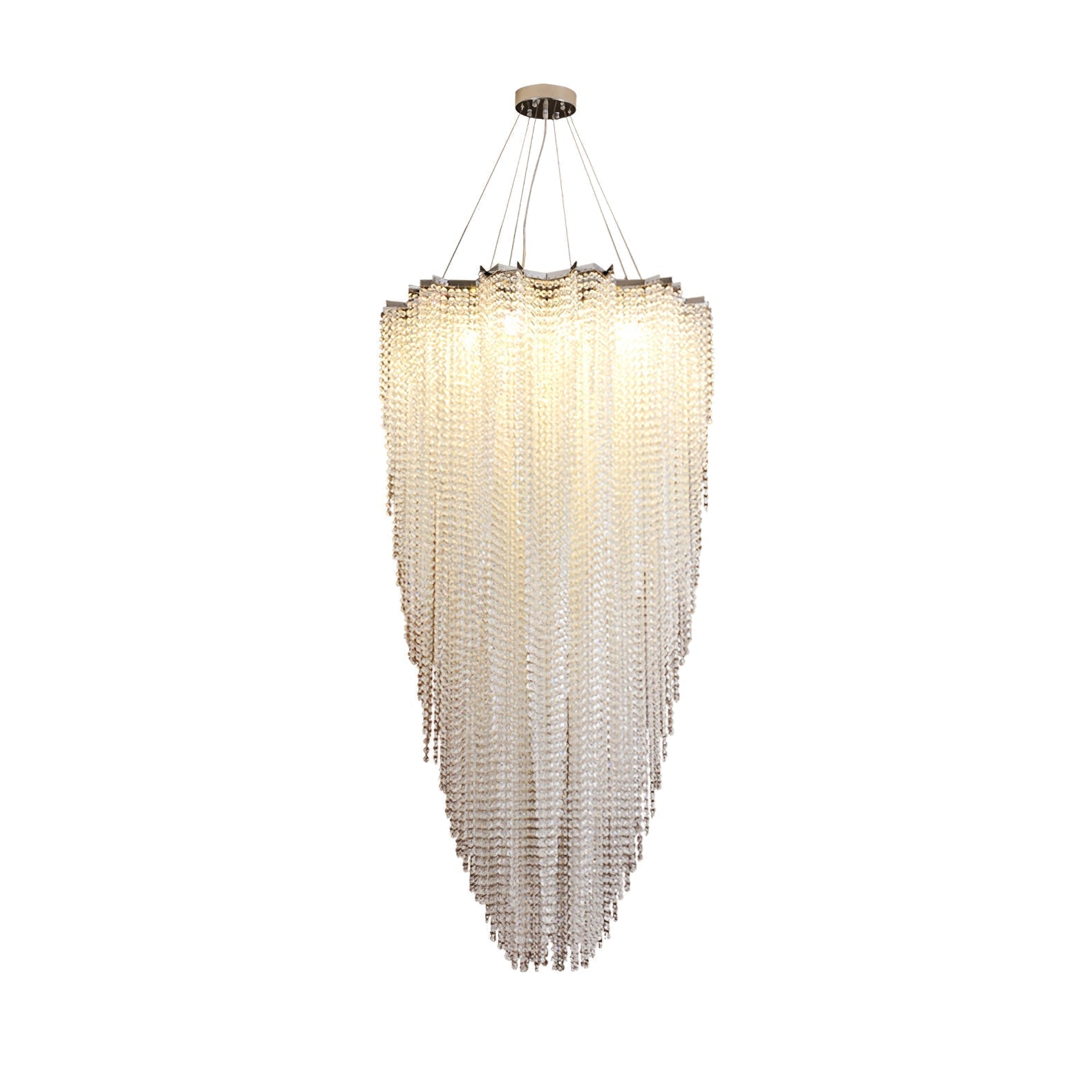 Zashayra Crystal Column Chandelier - Lamp Outdoor