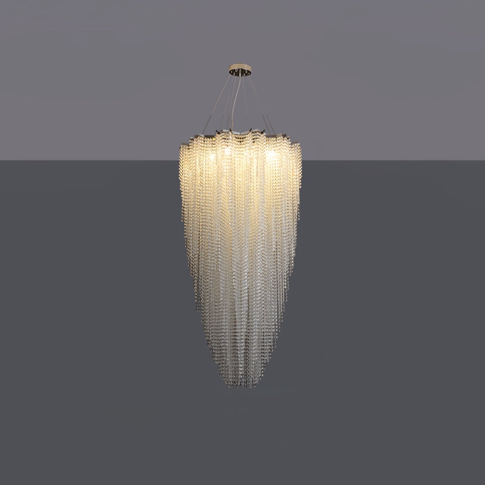 Zashayra Crystal Column Chandelier - Lamp Outdoor