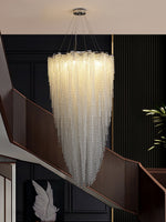 Zashayra Crystal Column Chandelier - Lamp Outdoor
