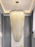 Zashayra Crystal Column Chandelier - Lamp Outdoor