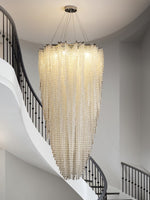Zashayra Crystal Column Chandelier - Lamp Outdoor