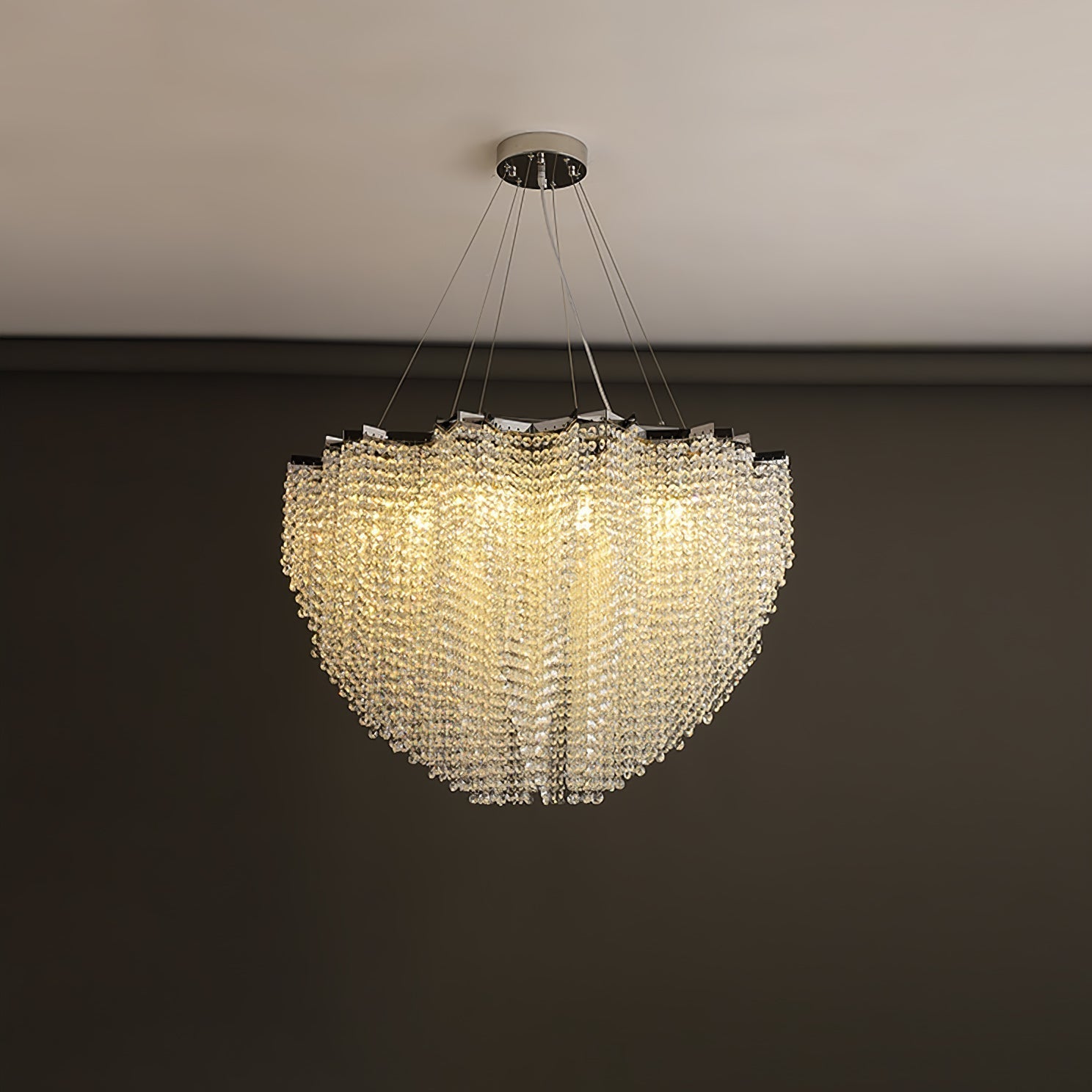 Zashayra Crystal Column Chandelier - Lamp Outdoor