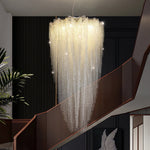 Zashayra Crystal Column Chandelier - Lamp Outdoor