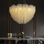 Zashayra Crystal Column Chandelier - Lamp Outdoor