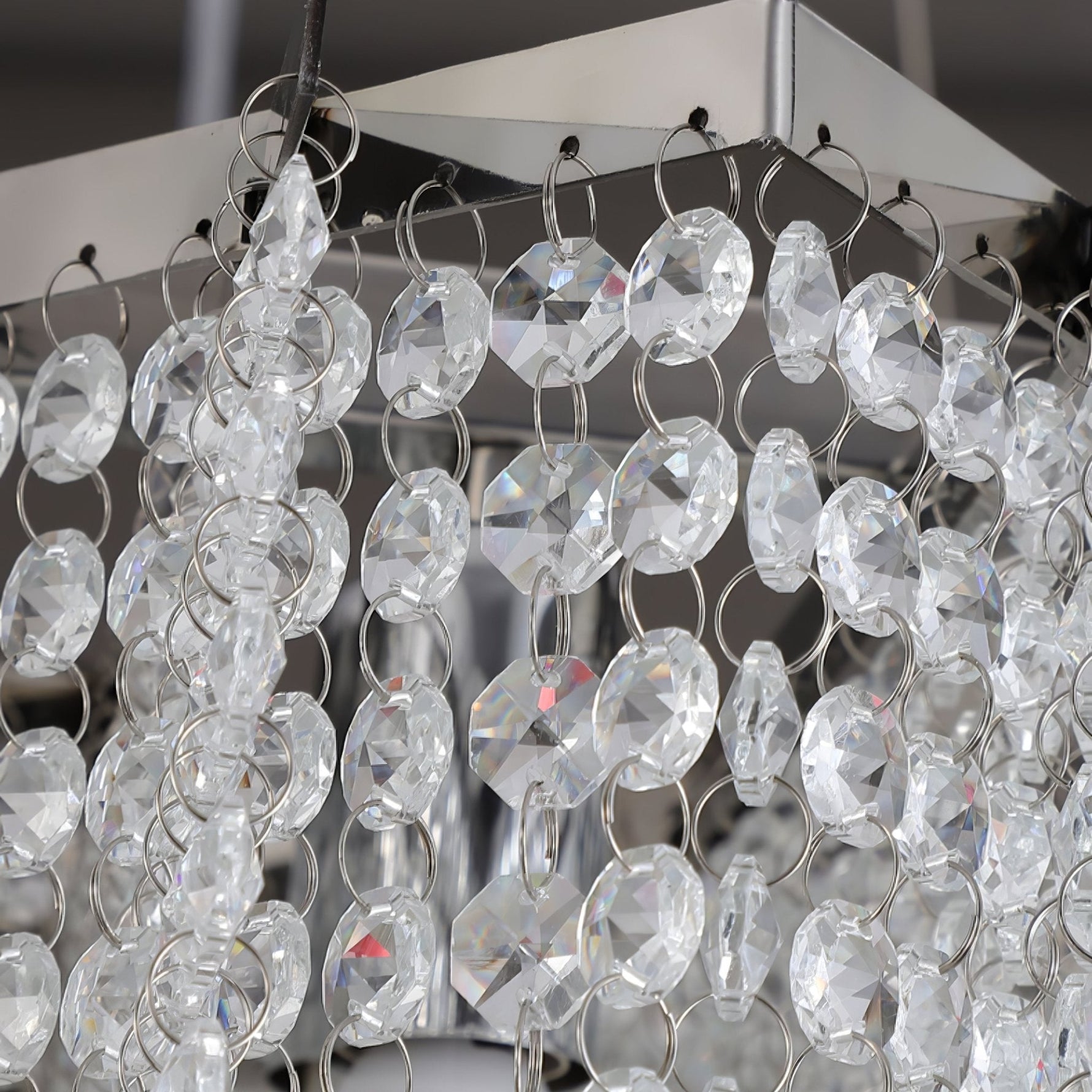 Zashayra Crystal Column Chandelier - Lamp Outdoor