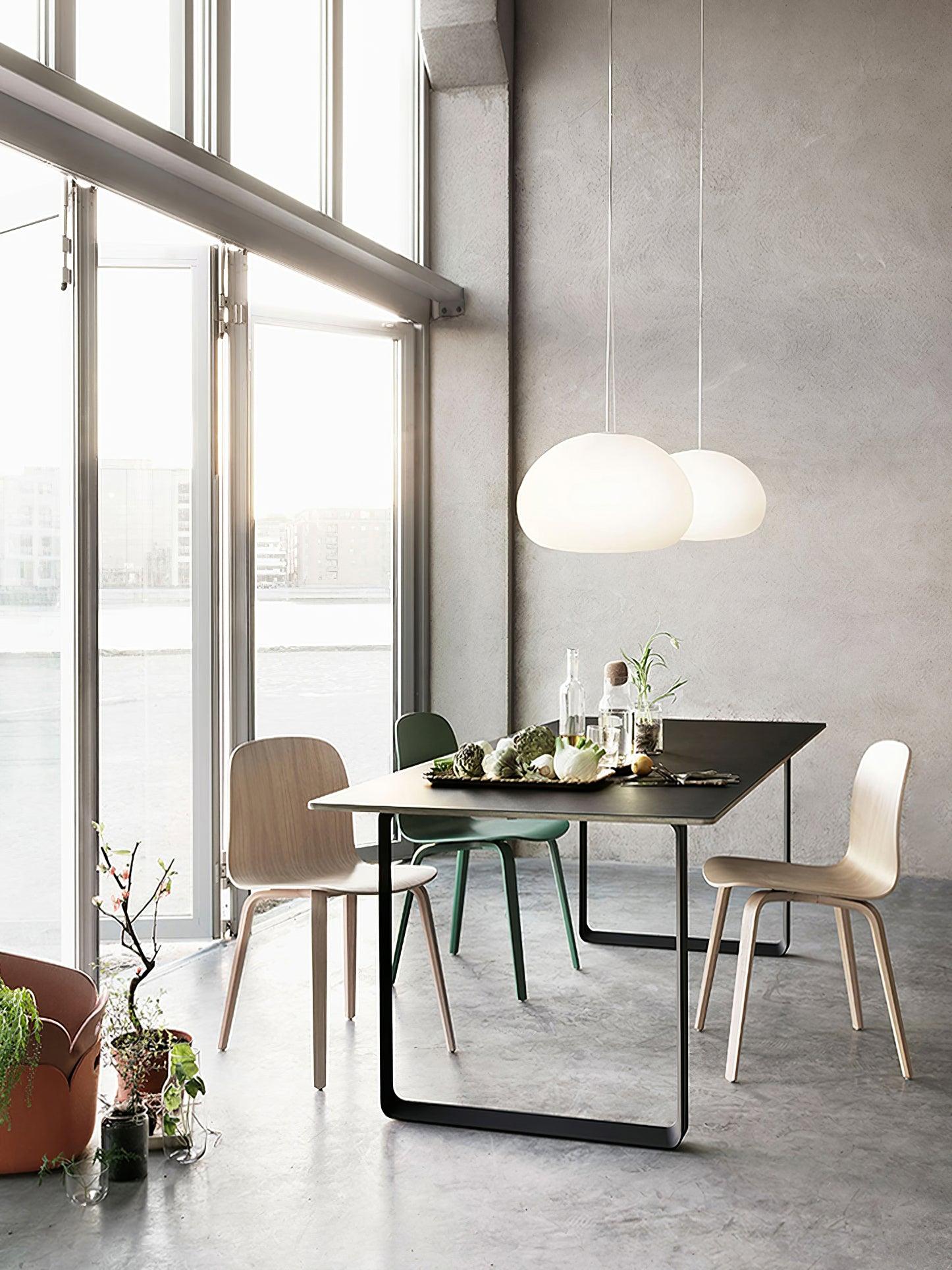 Steamed Bun Pendant Light - Lamp Outdoor