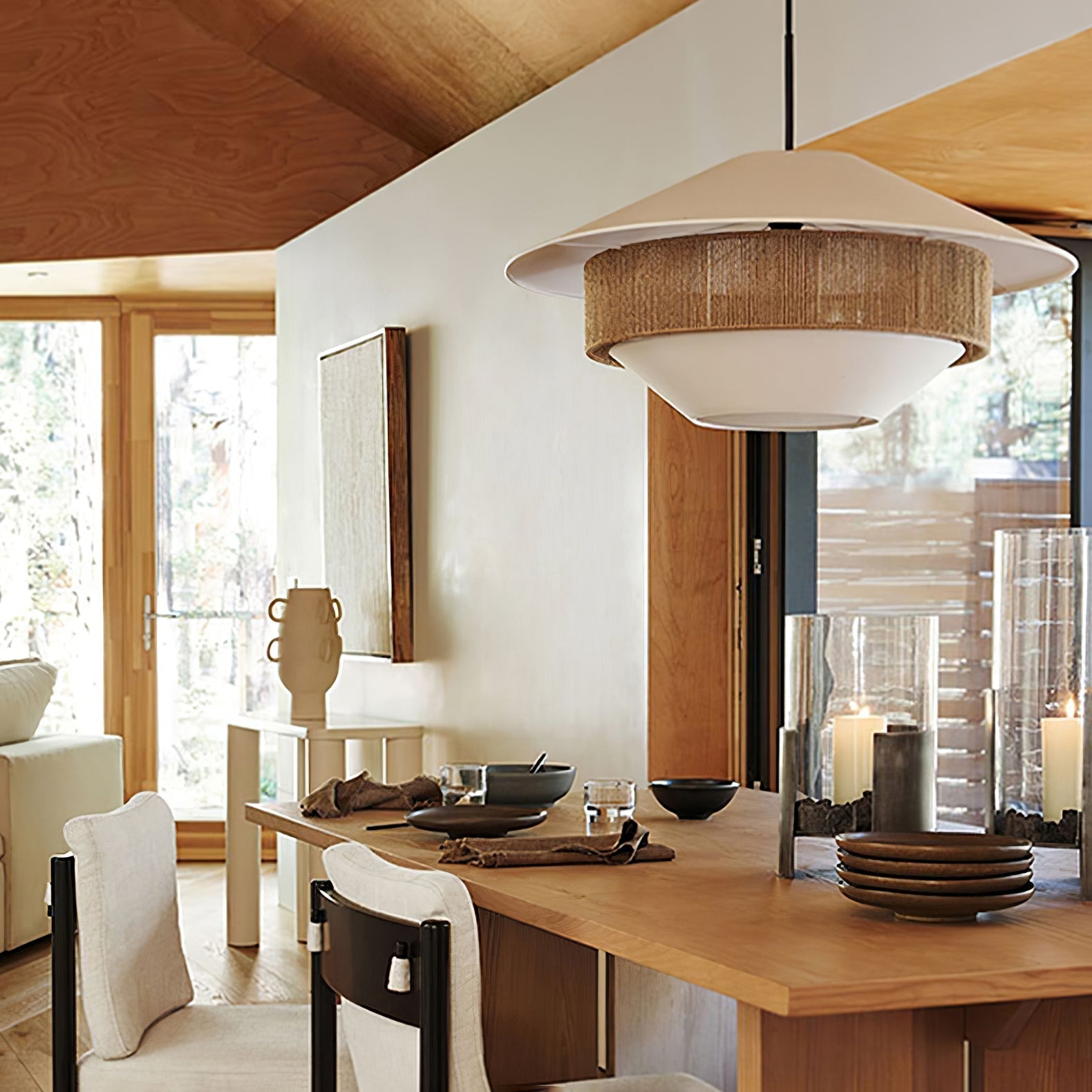 Stevie Woven Pendant Lamp - Lamp Outdoor