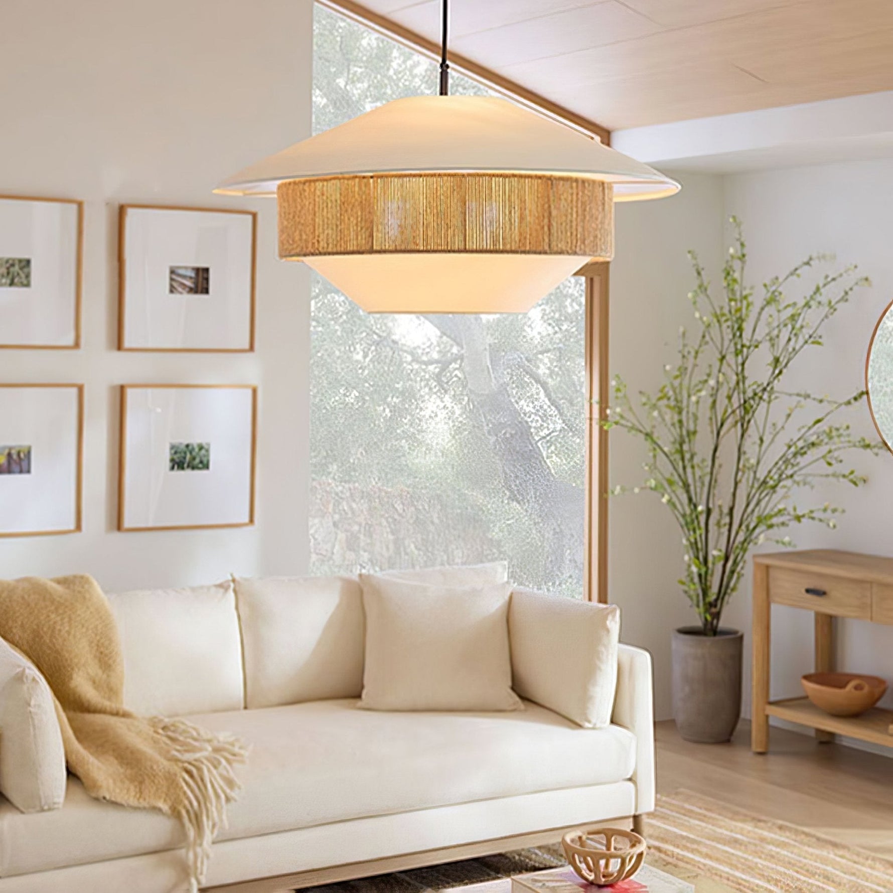 Stevie Woven Pendant Lamp - Lamp Outdoor