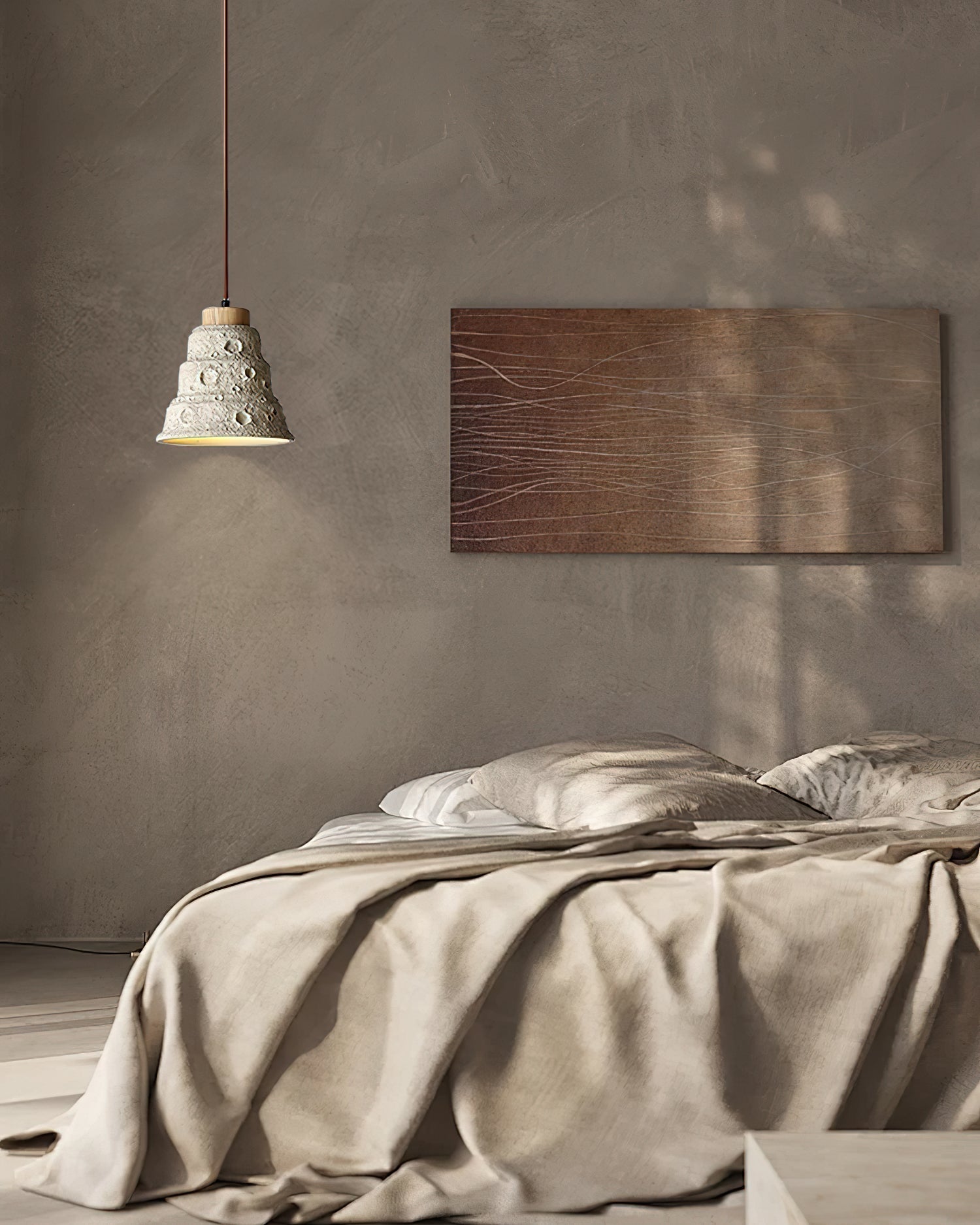 Stone Bell Pendant Light - Lamp Outdoor