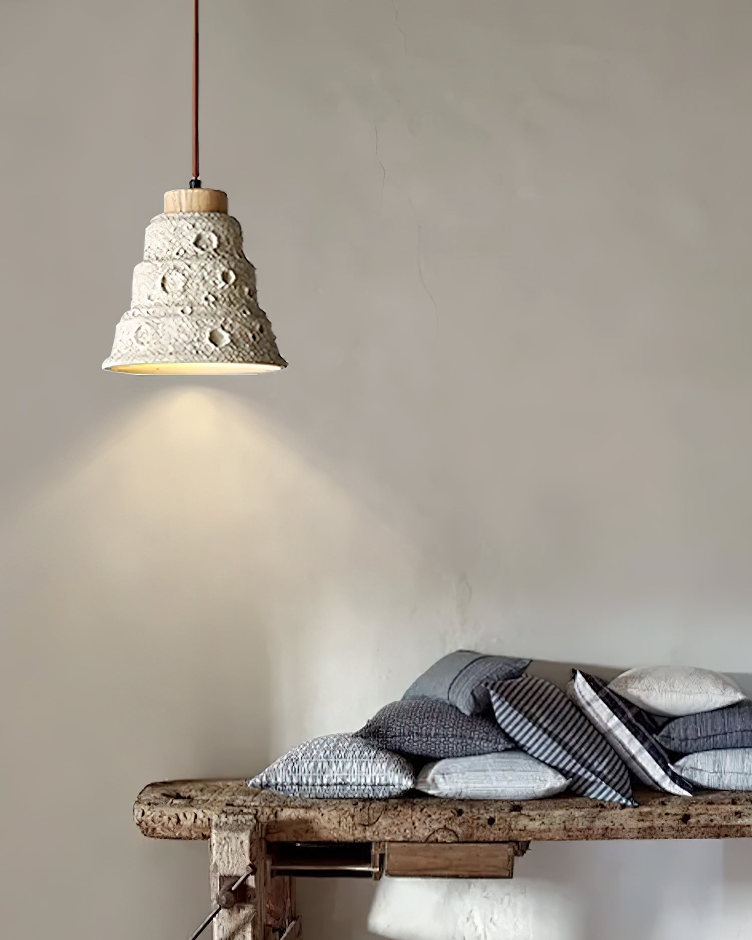Stone Bell Pendant Light - Lamp Outdoor