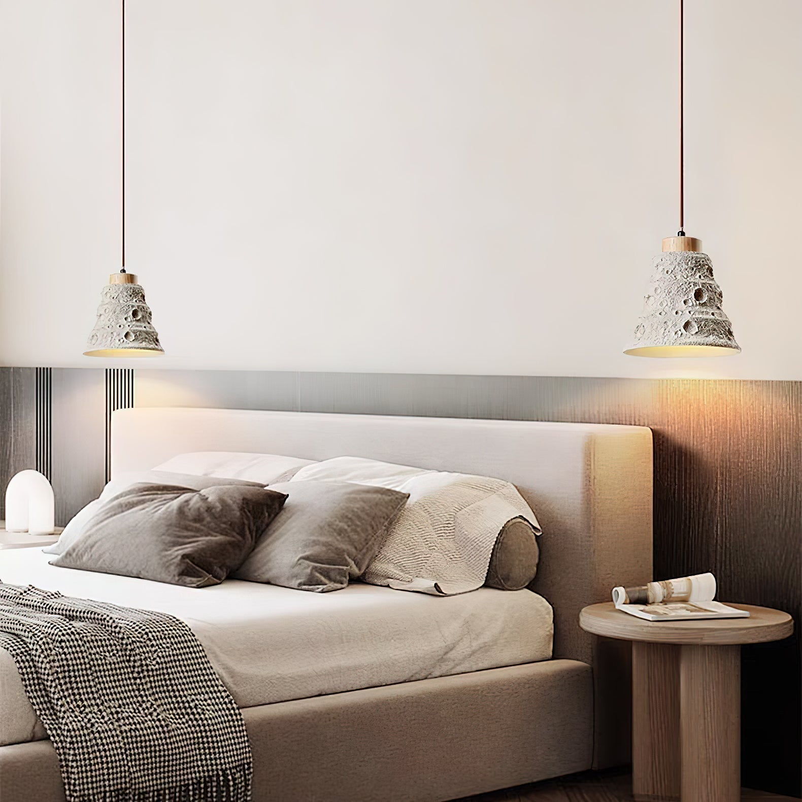 Stone Bell Pendant Light - Lamp Outdoor