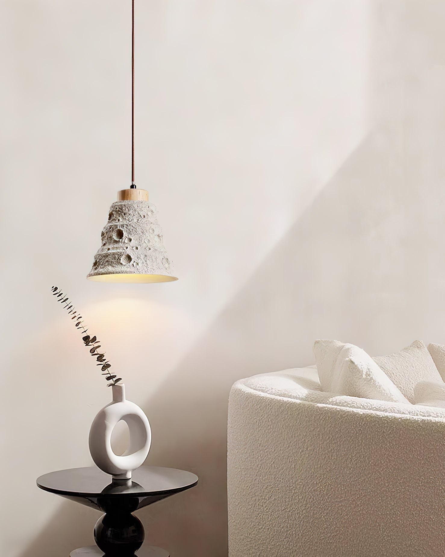 Stone Bell Pendant Light - Lamp Outdoor