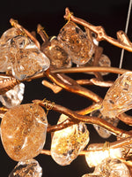 Arborea Brass Branch Crystal Chandelier - Lamp Outdoor