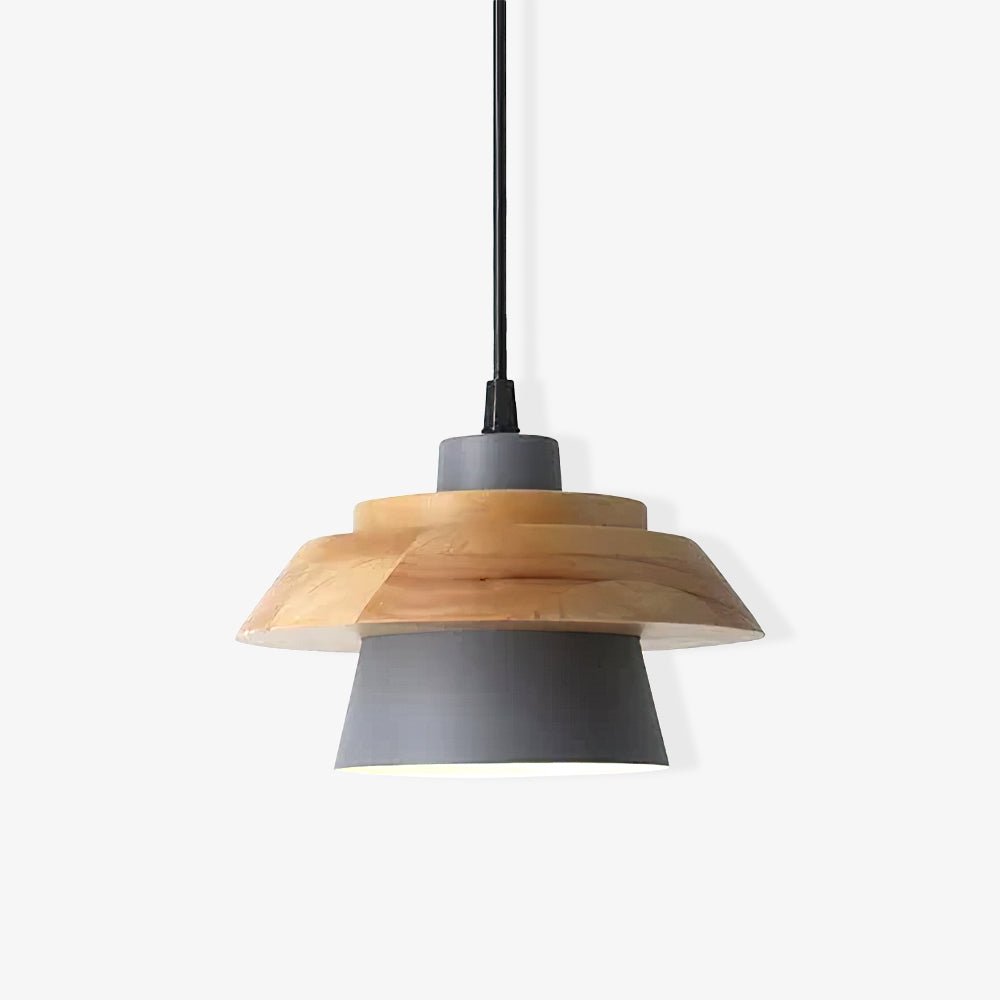 Stone Wood Pendant Lamp - Lamp Outdoor