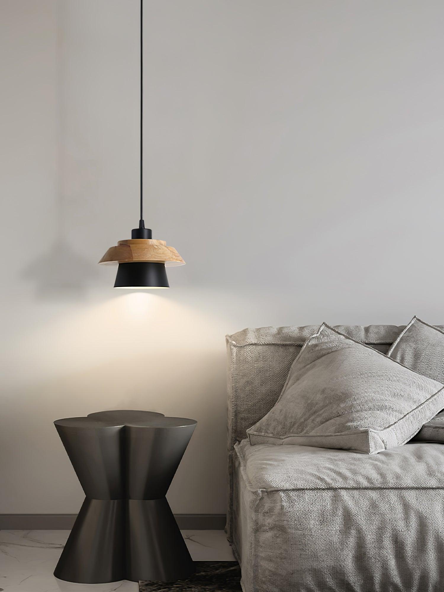 Stone Wood Pendant Lamp - Lamp Outdoor