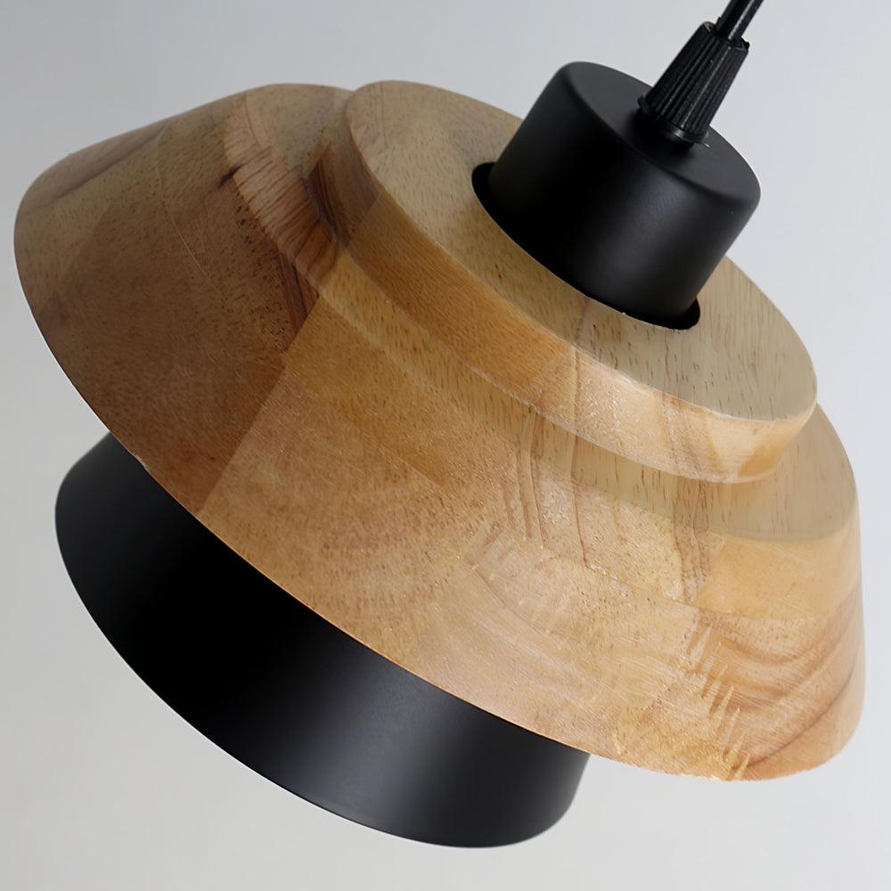 Stone Wood Pendant Lamp - Lamp Outdoor