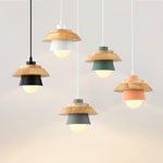 Stone Wood Pendant Lamp - Lamp Outdoor