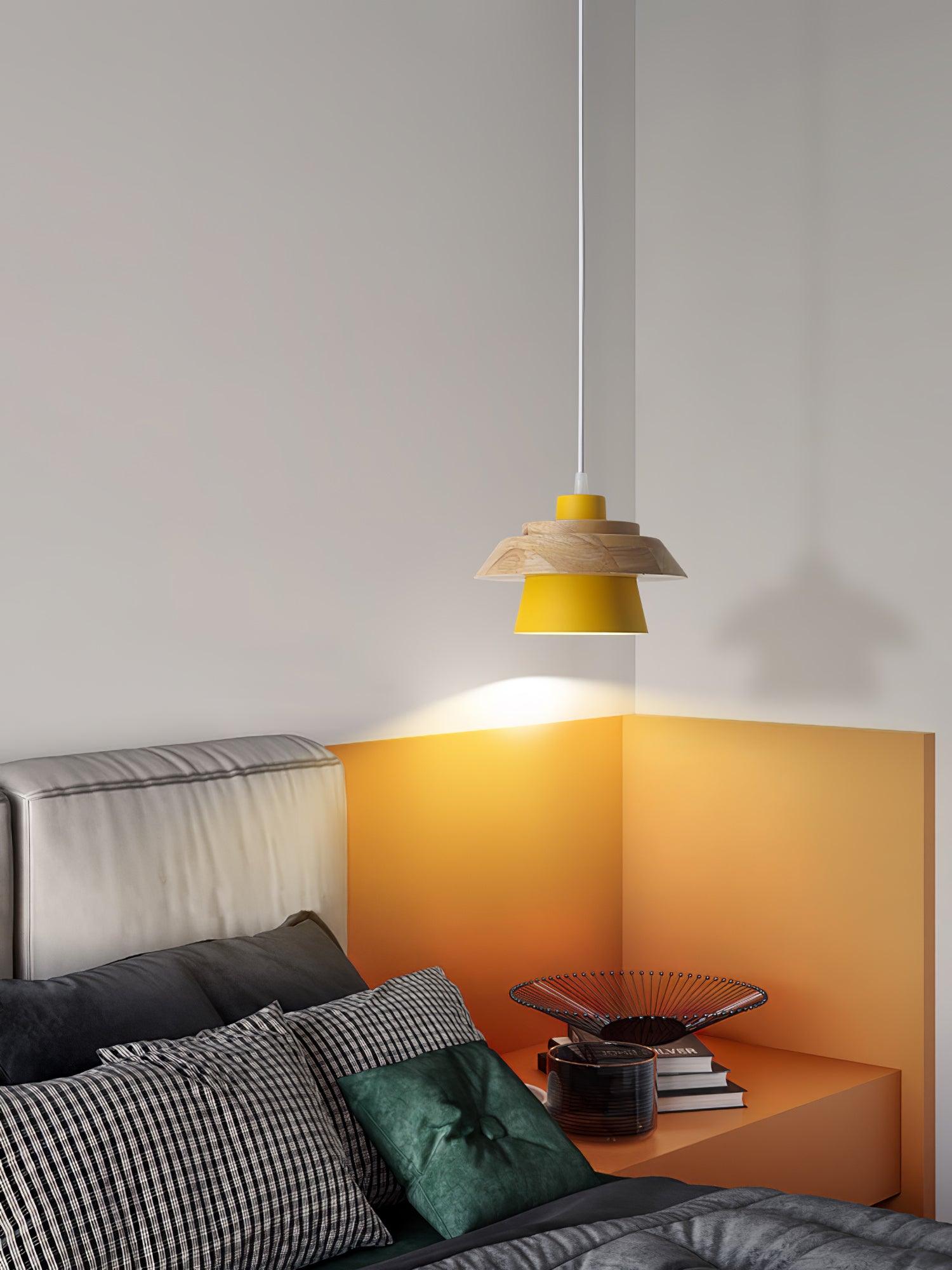 Stone Wood Pendant Lamp - Lamp Outdoor