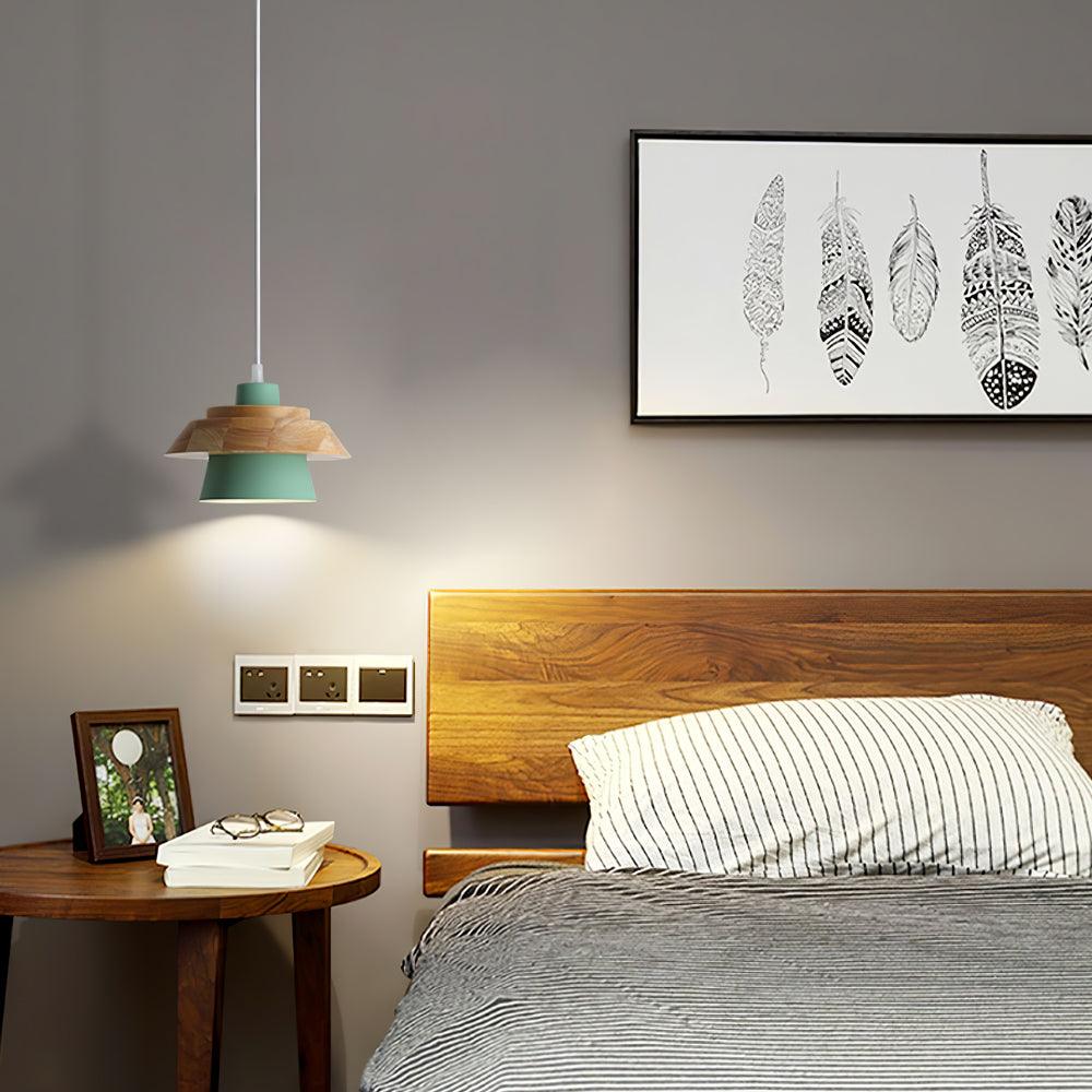 Stone Wood Pendant Lamp - Lamp Outdoor