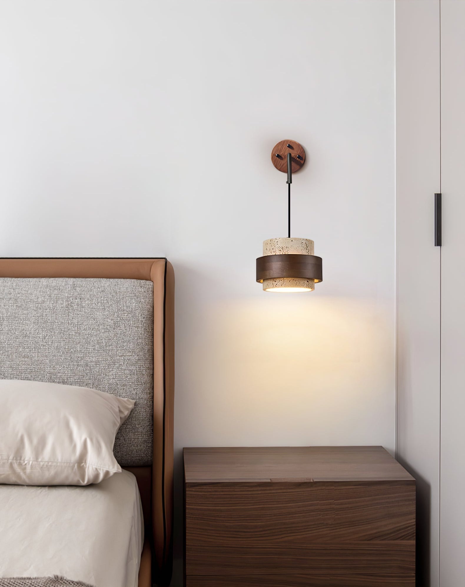 Alva Travertine Wall Light - Lamp Outdoor
