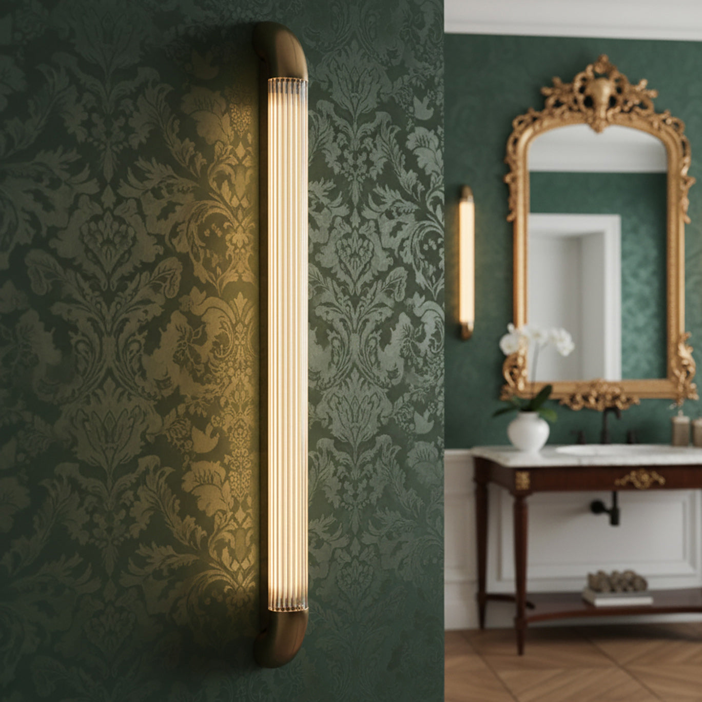 Strata Modern Glass Wall Light