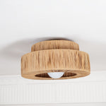Straw Art Ceiling Lamp - Lamp Outdoor