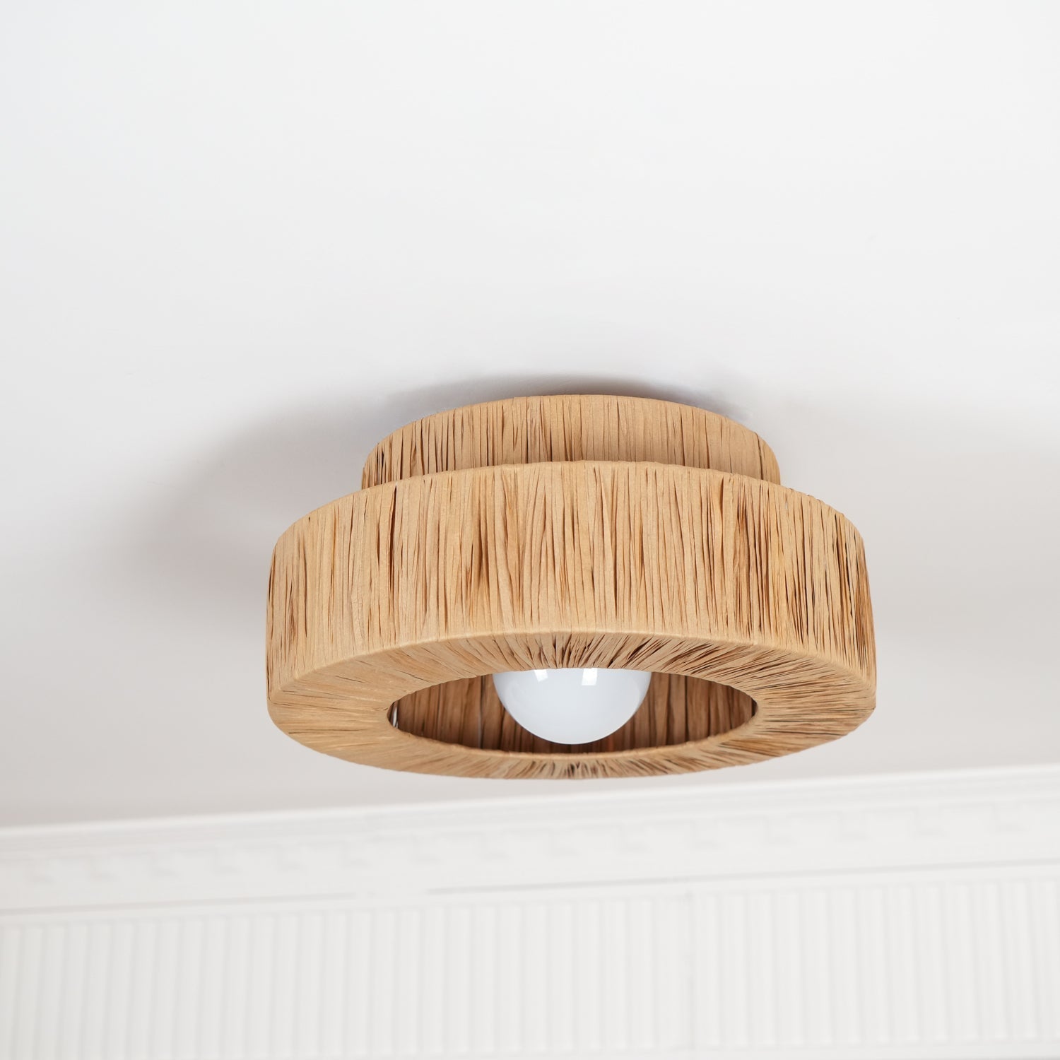 Straw Art Ceiling Lamp - Lamp Outdoor