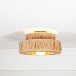 Straw Art Ceiling Lamp - Lamp Outdoor