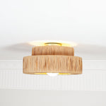 Straw Art Ceiling Lamp - Lamp Outdoor