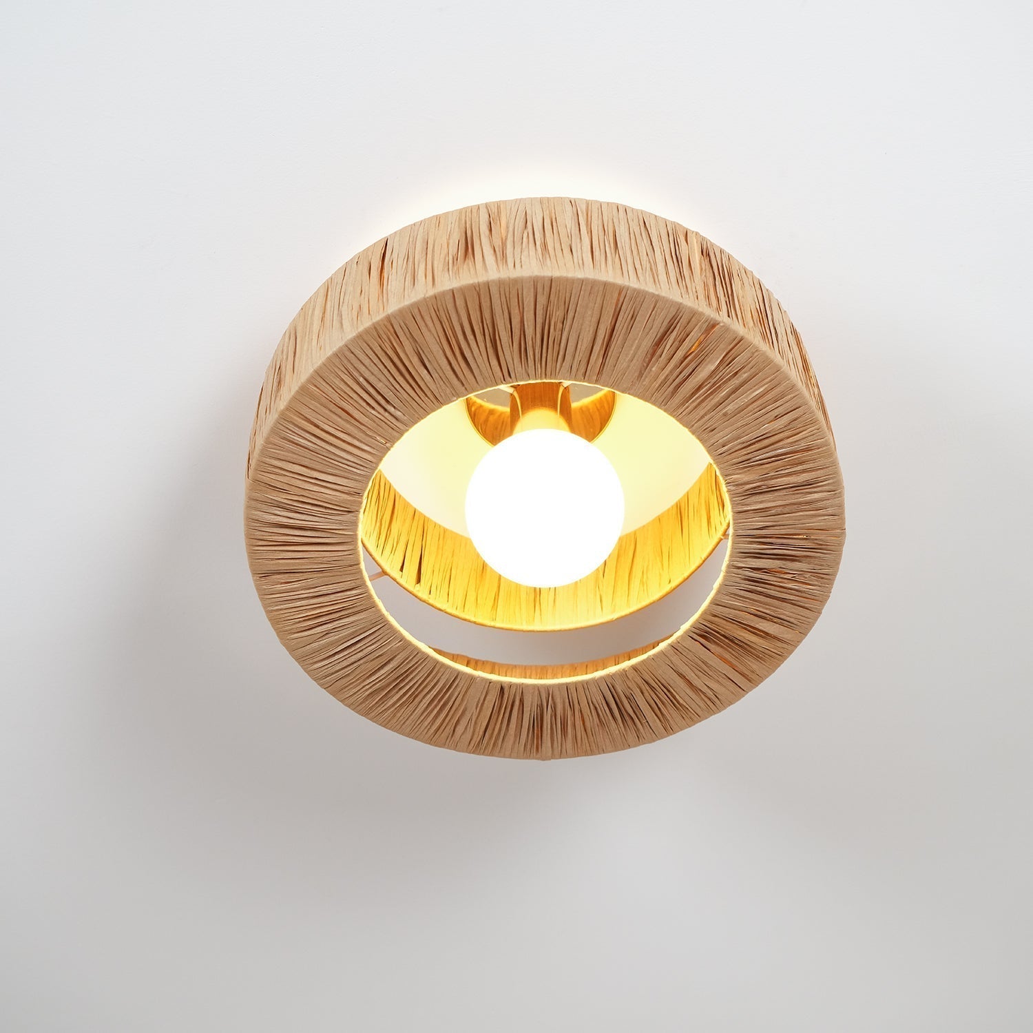 Straw Art Ceiling Lamp - Lamp Outdoor