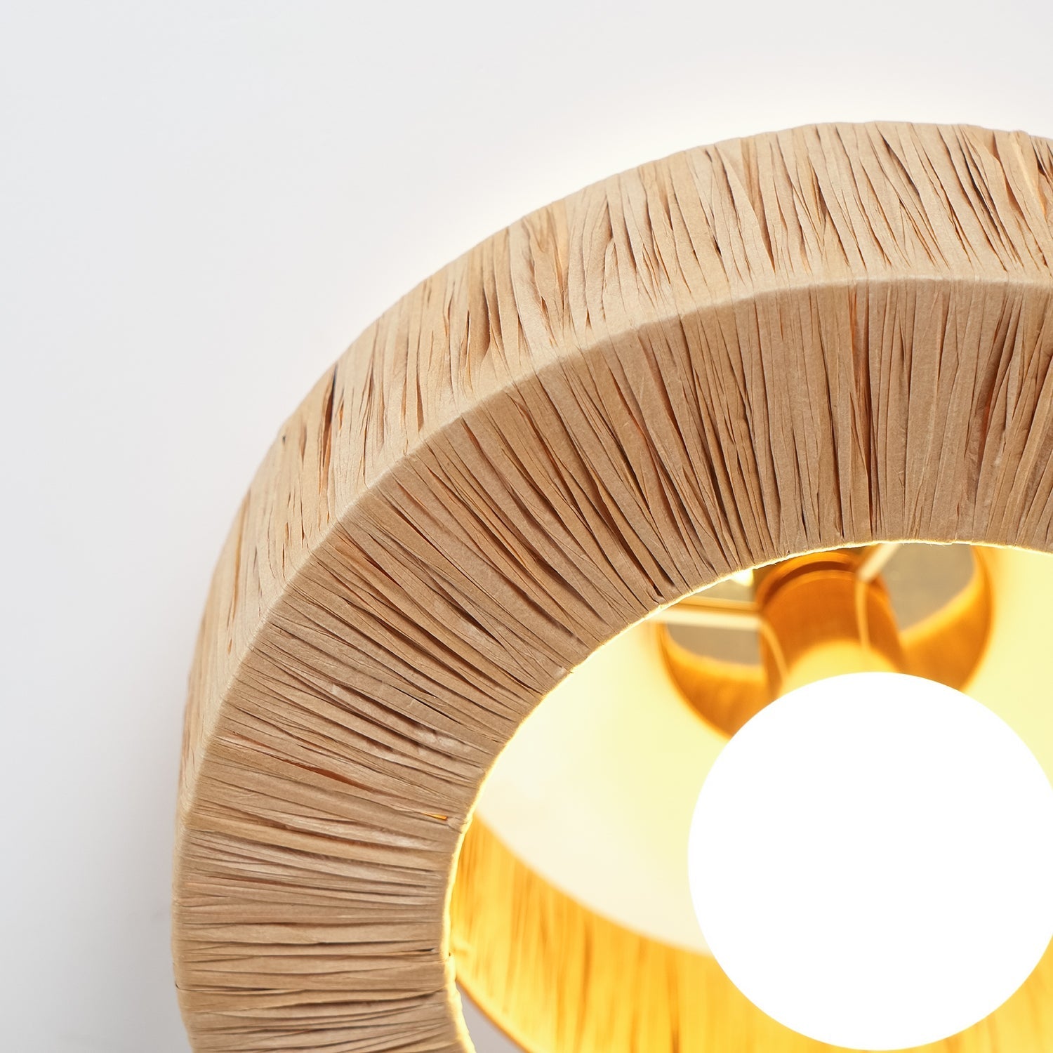 Straw Art Ceiling Lamp - Lamp Outdoor