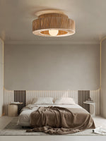 Straw Art Ceiling Lamp - Lamp Outdoor