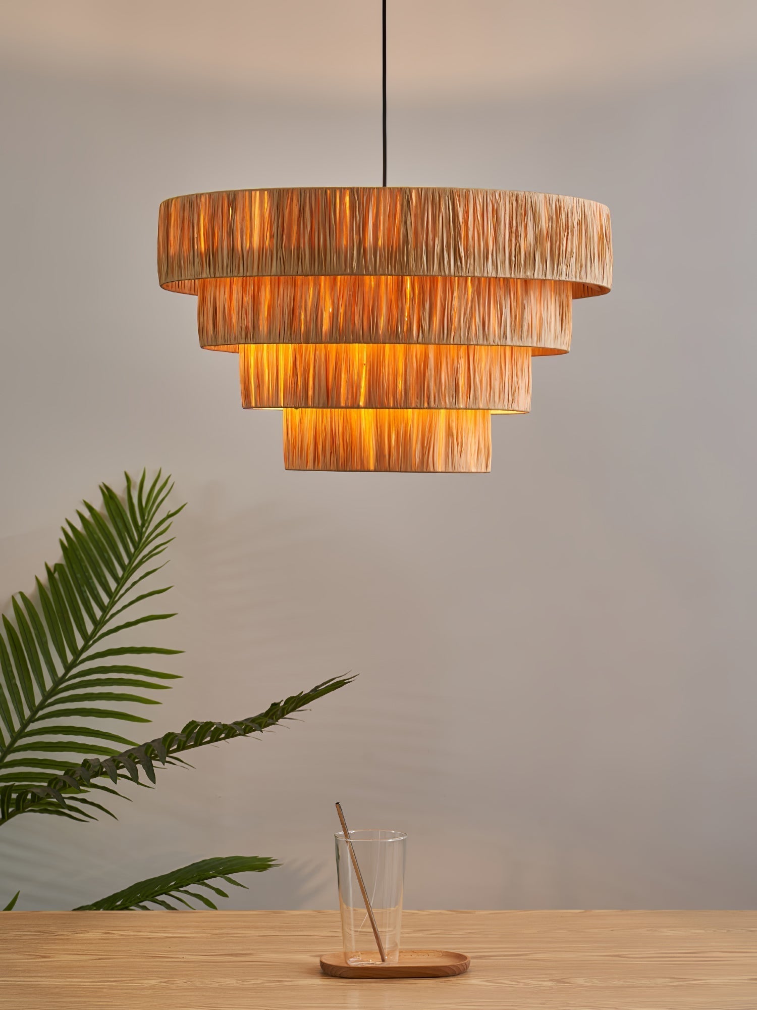 Straw Art Pendant Light - Lamp Outdoor