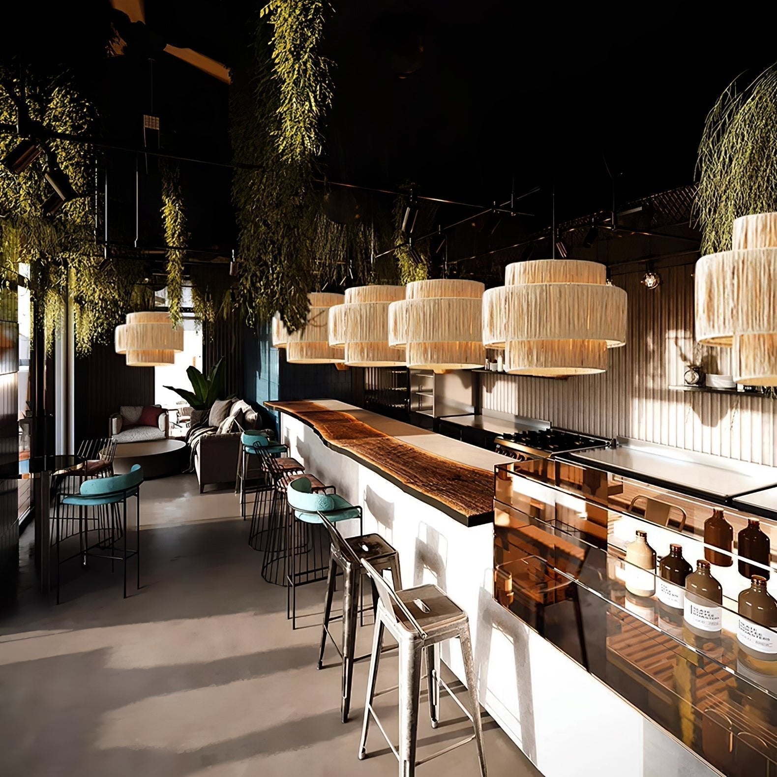 Straw Art Pendant Light - Lamp Outdoor