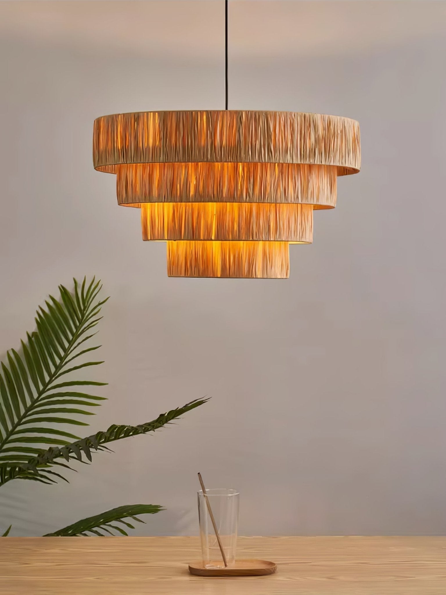 Straw Art Pendant Light - Lamp Outdoor
