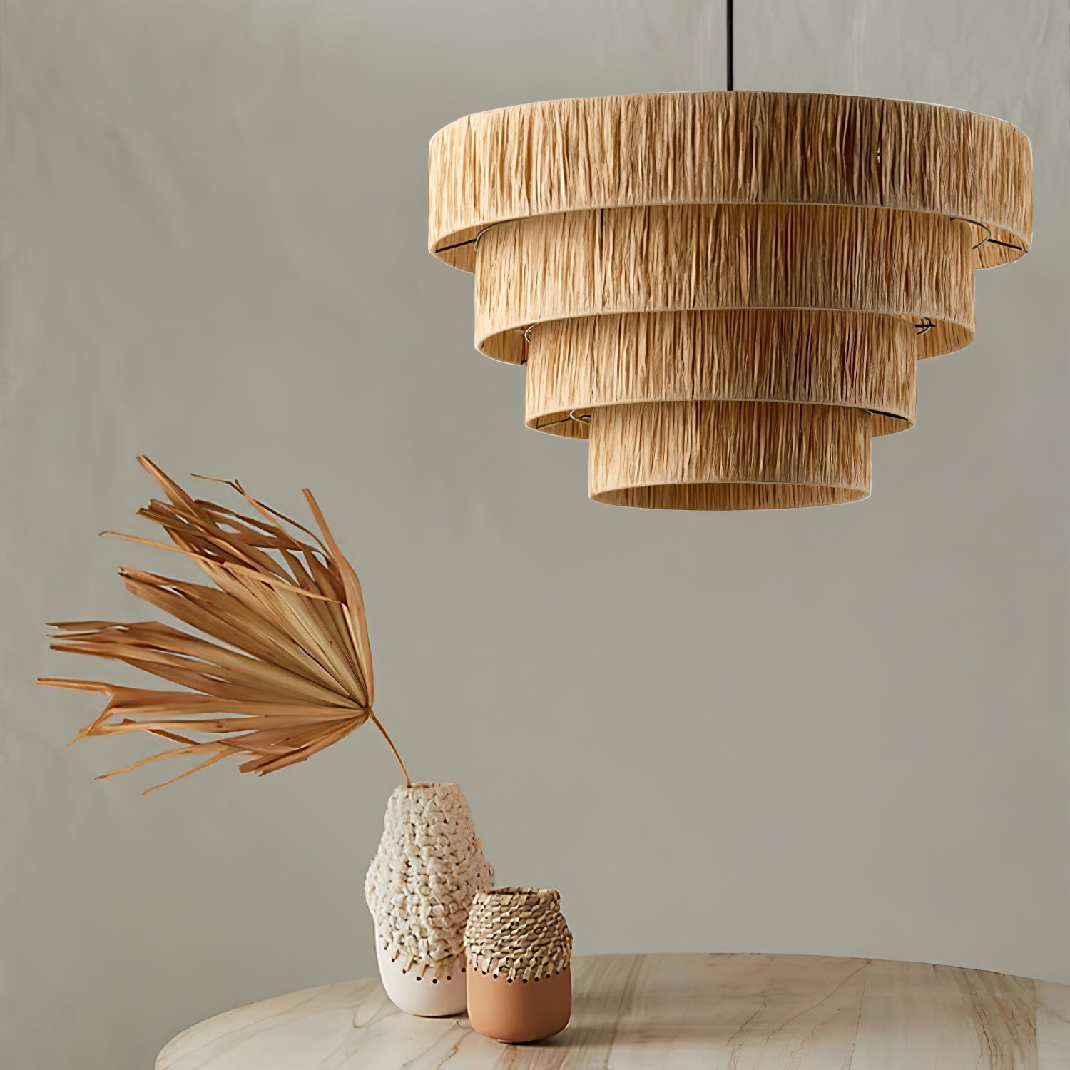 Straw Art Pendant Light - Lamp Outdoor