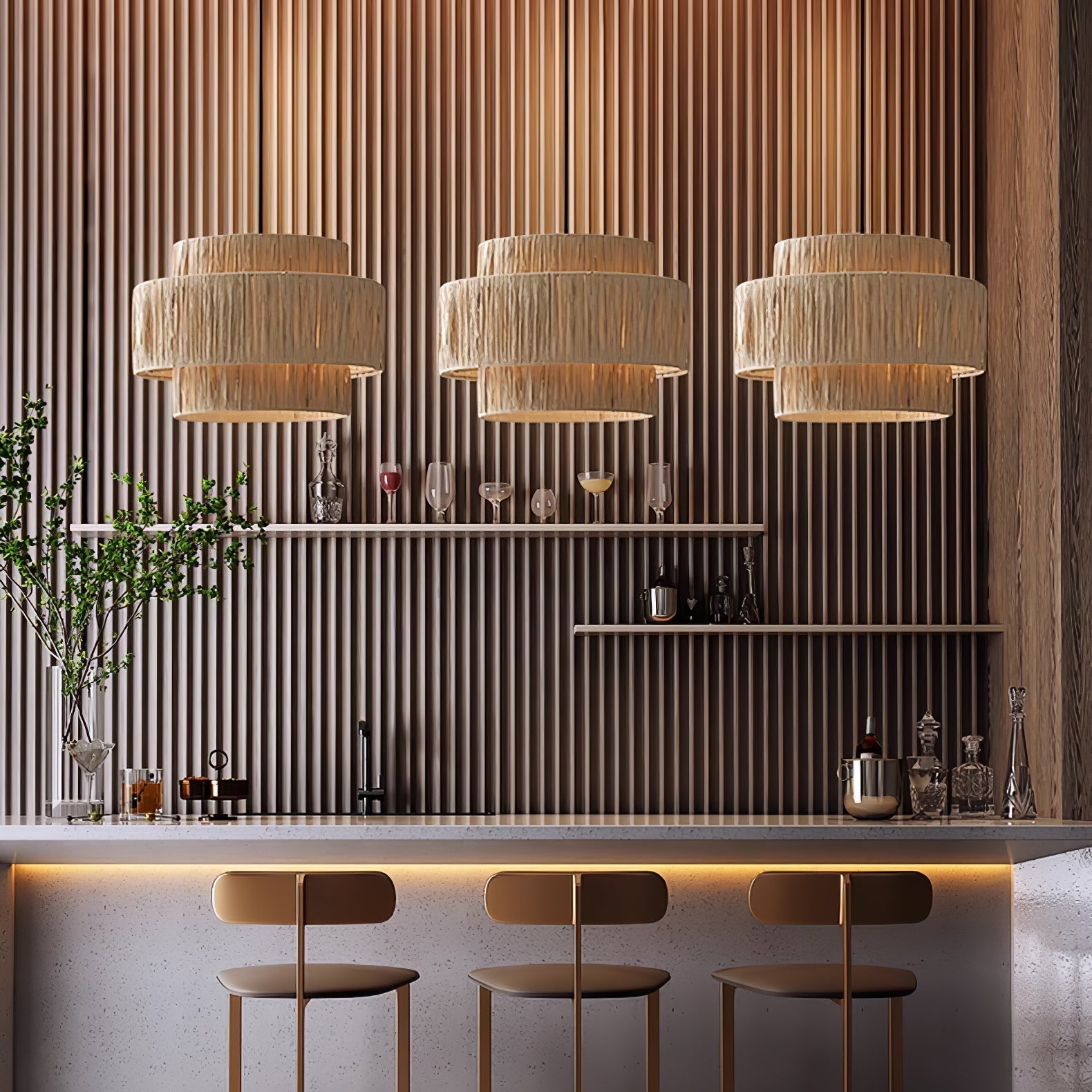 Straw Art Pendant Light - Lamp Outdoor