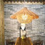 Straw Hat Pendant Light - Lamp Outdoor