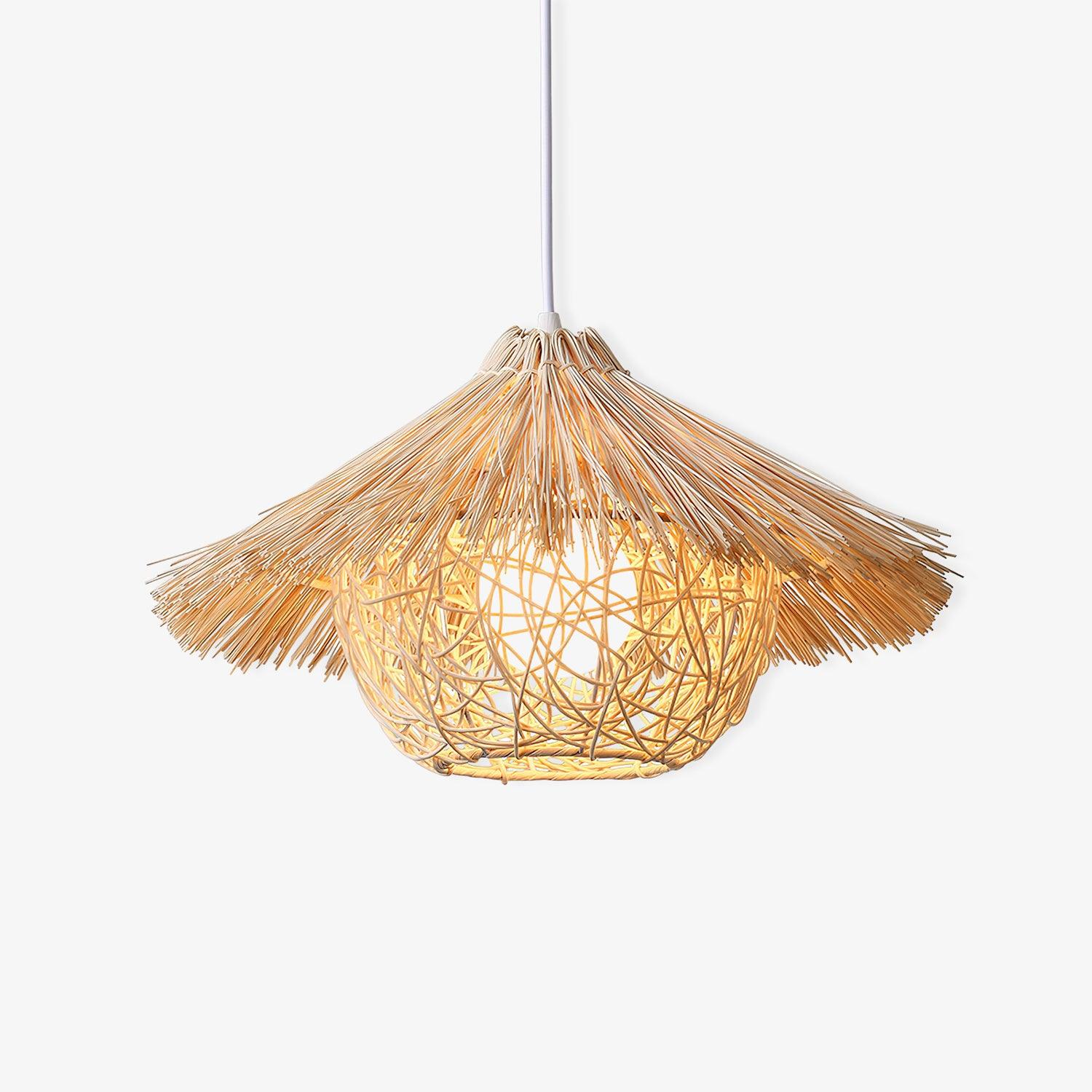Straw Hat Pendant Light - Lamp Outdoor
