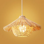 Straw Hat Pendant Light - Lamp Outdoor