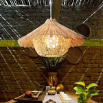 Straw Hat Pendant Light - Lamp Outdoor