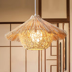 Straw Hat Pendant Light - Lamp Outdoor