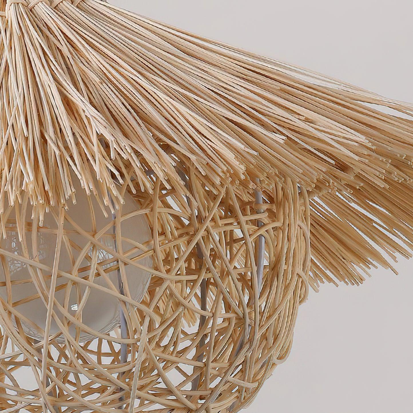 Straw Hat Pendant Light - Lamp Outdoor