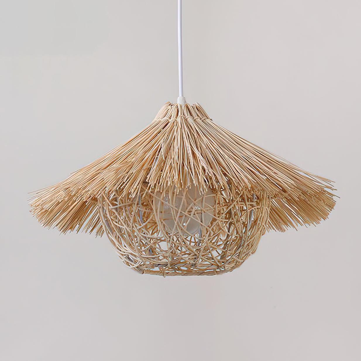 Straw Hat Pendant Light - Lamp Outdoor