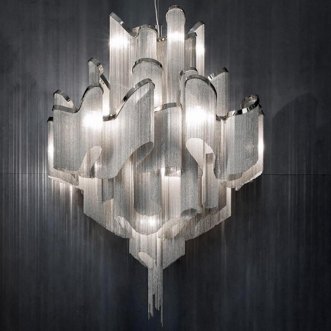 Stream Chain Chandelier - Lamp Outdoor