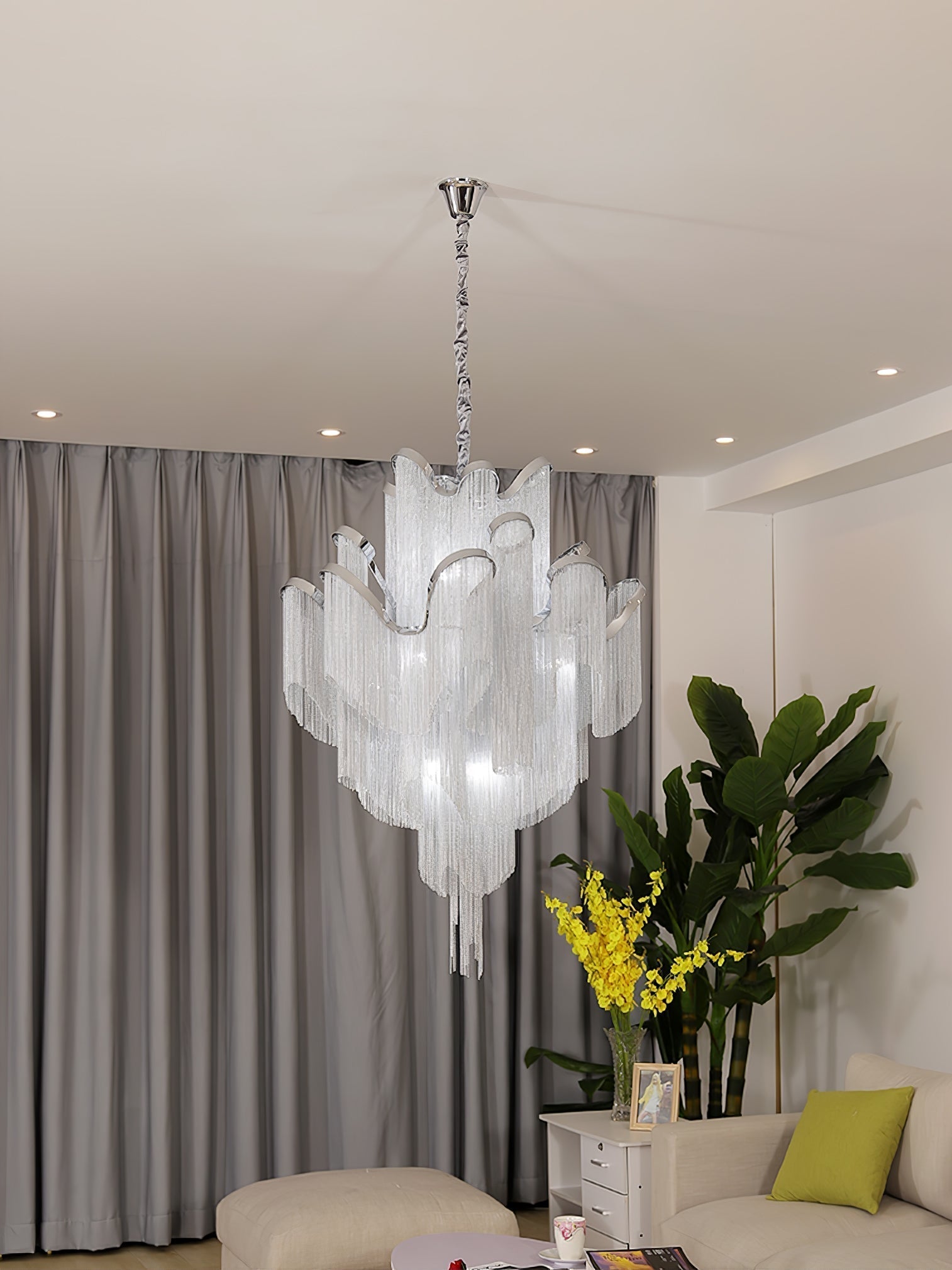 Stream Chain Chandelier - Lamp Outdoor