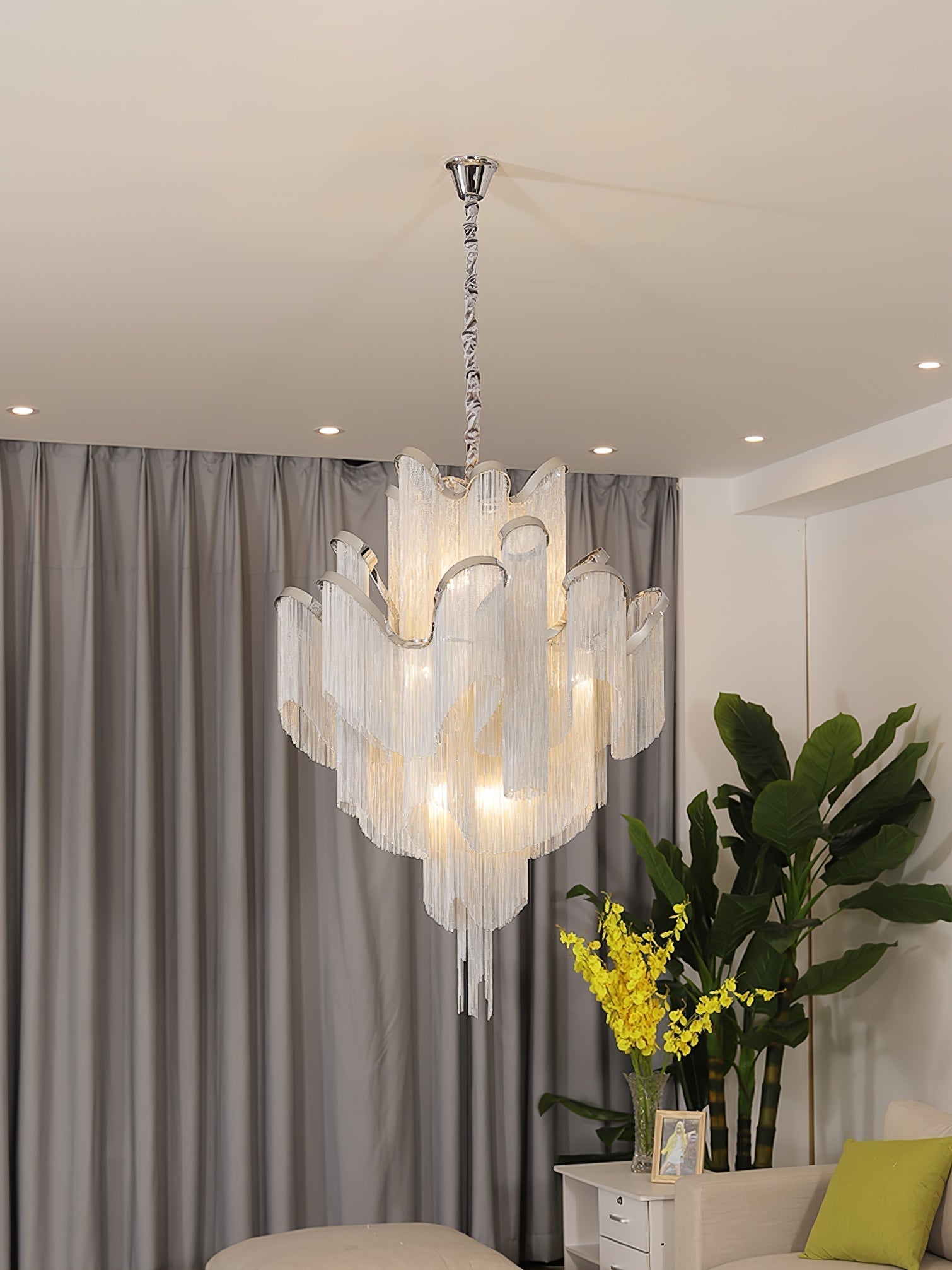 Stream Chain Chandelier - Lamp Outdoor