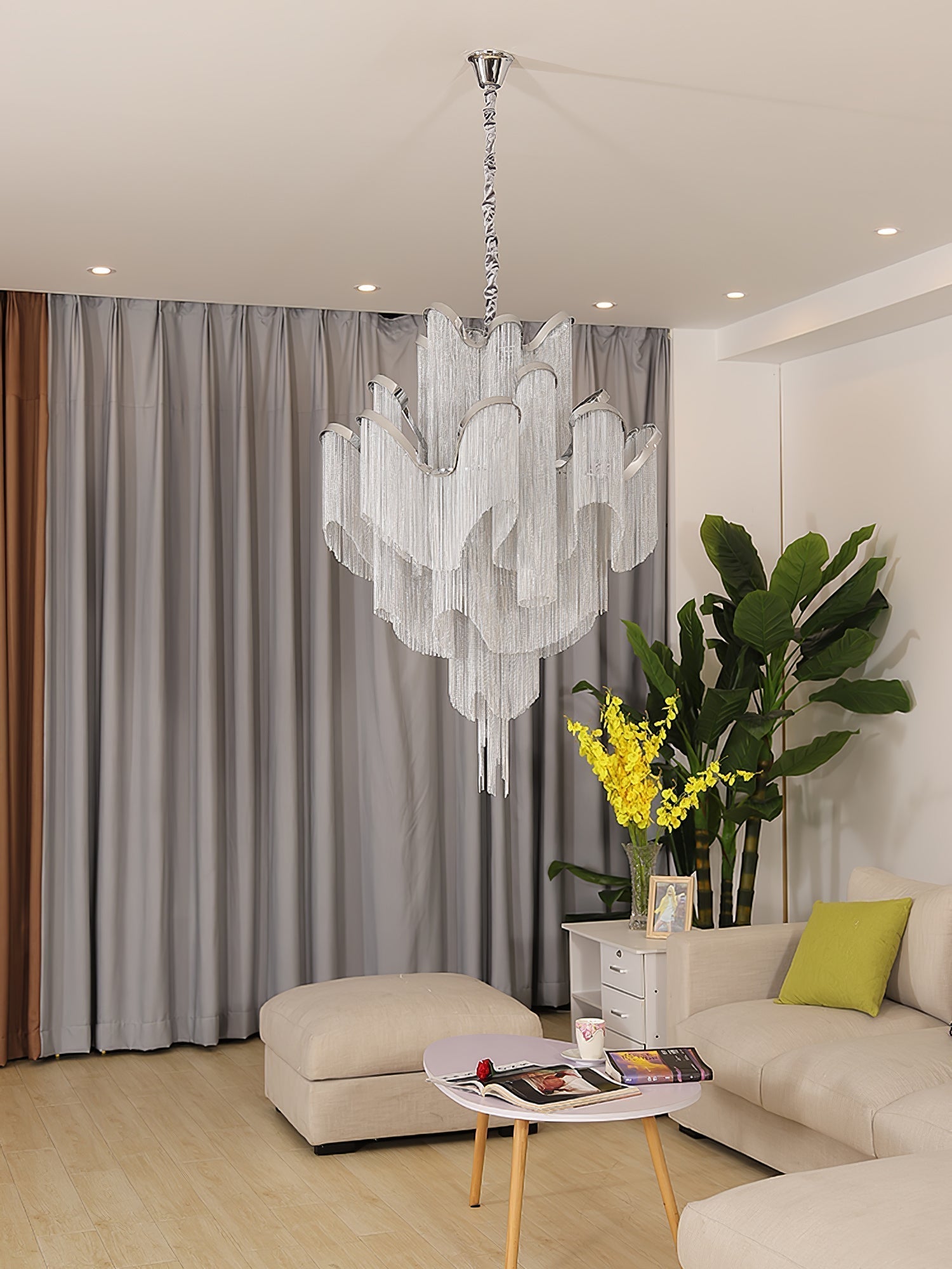 Stream Chain Chandelier - Lamp Outdoor