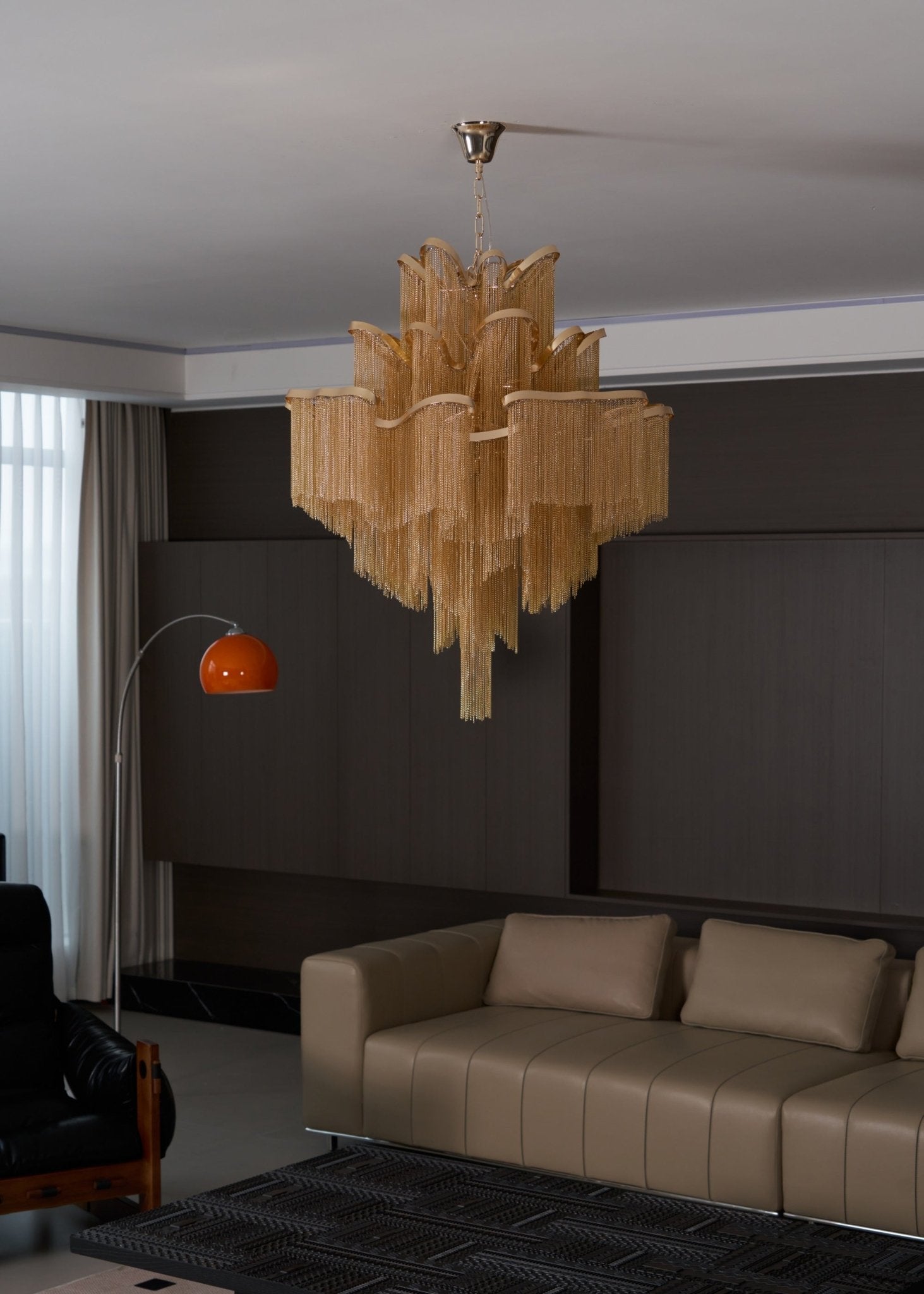 Stream Chain Chandelier - Lamp Outdoor